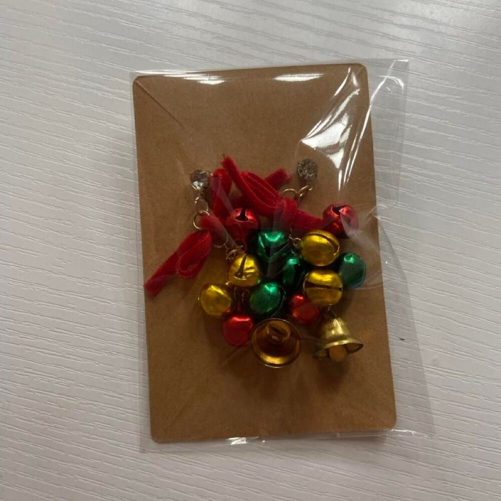 Christmas bells earrings